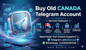 Buy Old CANADA Telegram Account